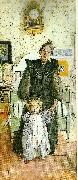 Carl Larsson karin och kersti USA oil painting artist